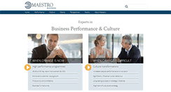 Desktop Screenshot of maestro-business.com