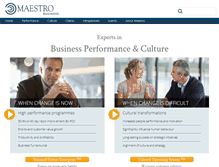 Tablet Screenshot of maestro-business.com